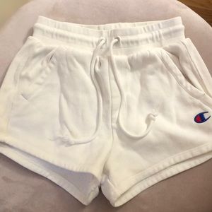 White high waisted shorts. New condition. Size S